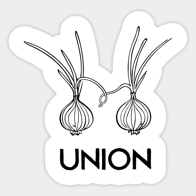 Onion Union Sticker by dali